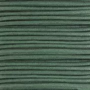 Cotton waxed cord 2mm Green x5m
