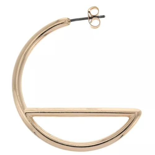40mm Geometric design zamac hoop earrings to decorate ?