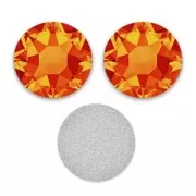 PureCrystal stick-on rhinestones 4mm Fireopal x36