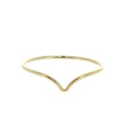 Size 49 Gold filled chevon ring x1|raw }}