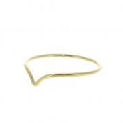Size 49 Gold filled chevon ring x1