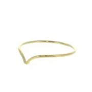 Size 49 Gold filled chevon ring x1