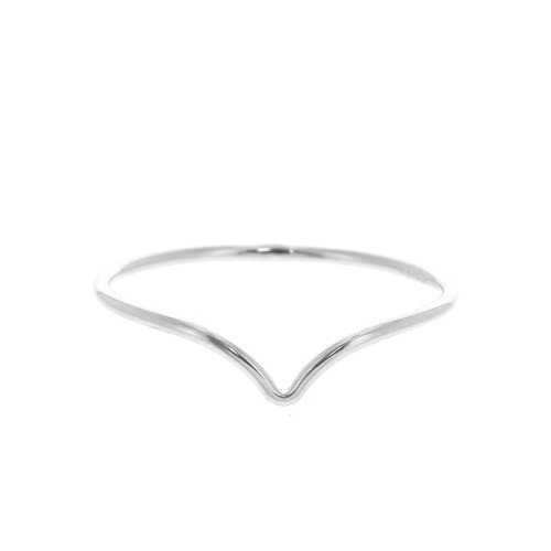Siez 54 - 925 Sterling Silver chevron ring x1