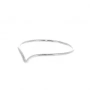 Siez 57 - 925 Sterling Silver chevron ring x1