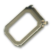 Cabochon setting PureCrystal 4627 37x25,5mm Bronze tone|raw }}