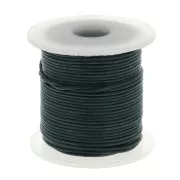 0,8mm Leather cord - Denim Blue x 25m