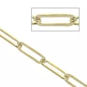 3mm Gold filled Rectangular chain Dimaond cut x 20cm