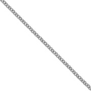 Jaseron link chain 3.5mm Rhodium x1m