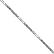 Jaseron link chain 3.5mm Rhodium x1m