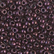 Miyuki 8/0 Seed beads 460 - Dark Raspberry Metallic x8g