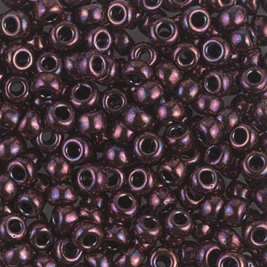 Miyuki 8/0 Seed beads 460 - Dark Raspberry Metallic x8g