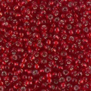 Miyuki Seed beads 8/0 011 - Silver Lined Ruby|raw }}