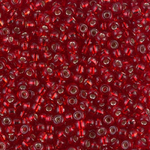 Miyuki Seed beads 8/0 011 - Silver Lined Ruby