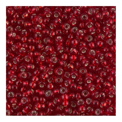 Miyuki Seed beads 8/0 011 - Silver Lined Ruby