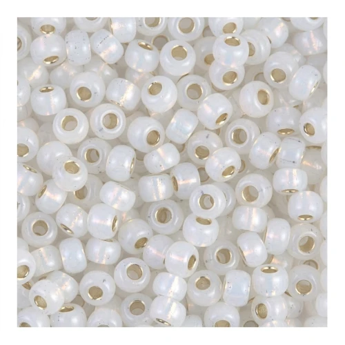 Miyuki Seed beads 8/0 551 - White Opal Silver Lined