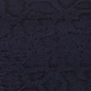 Croco faux leather fabric with snake pattern - Navy Blue / Black x50 cm