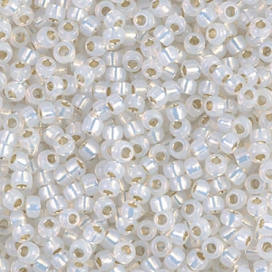 Miyuki Seed beads 11/0 551 - White Opal Silver Lined