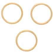 Double jumprings 8x0.7mm Gold tone x50|raw }}