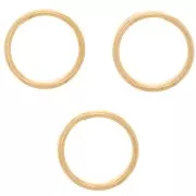 Double jumprings 8x0.7mm Gold tone x50