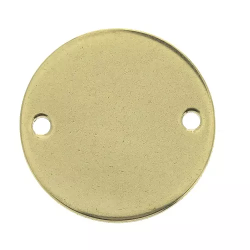 20mm Gold plated stainless steel spacer 2 holes x1