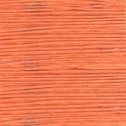 Cotton waxed cord 1mm Orange x5 m