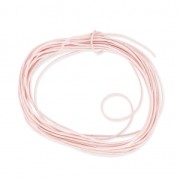 Cotton waxed cord 1mm Light Rose x5 m