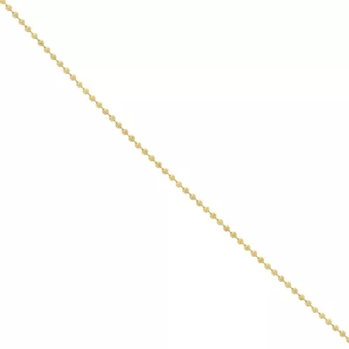 1.6 mm Ball Chain in Gold-Plated 316L Stainless Steel x 1 m