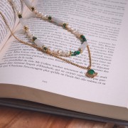 1.6 mm Gold plated stainless steel ball chain x1m