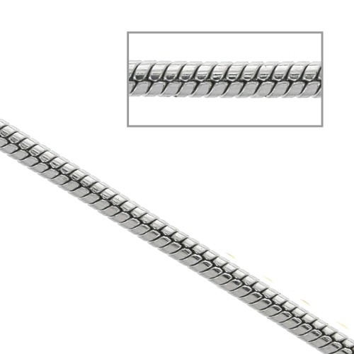 1.2mm Stainless steel snake mesh chain x1m