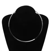 14.2cm Stainless Steel Flat rigid torque choker x1