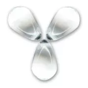 Drops 5x7mm Crystal  x25