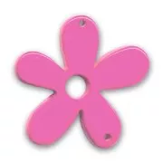 Flower spacer 58mm Hot Pink x1