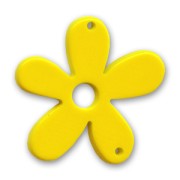 Flower spacer 58mm Yellow x1
