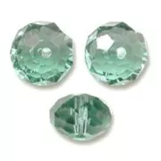 PureCrystal 5040 8 mm Flat Round Bead - Erinite x1