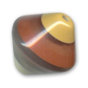 Bicone  20mm multi Brown x1|raw }}