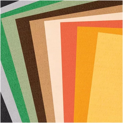 Assortment of 20x30cm rectangular felt sheets - Animals Theme x10