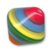 Bicone  20mm Layered Multicolor x1|raw }}