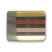 Cube 15mm Layered Brown x1