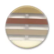 Puck 25mm Patinated Layered Brown x1