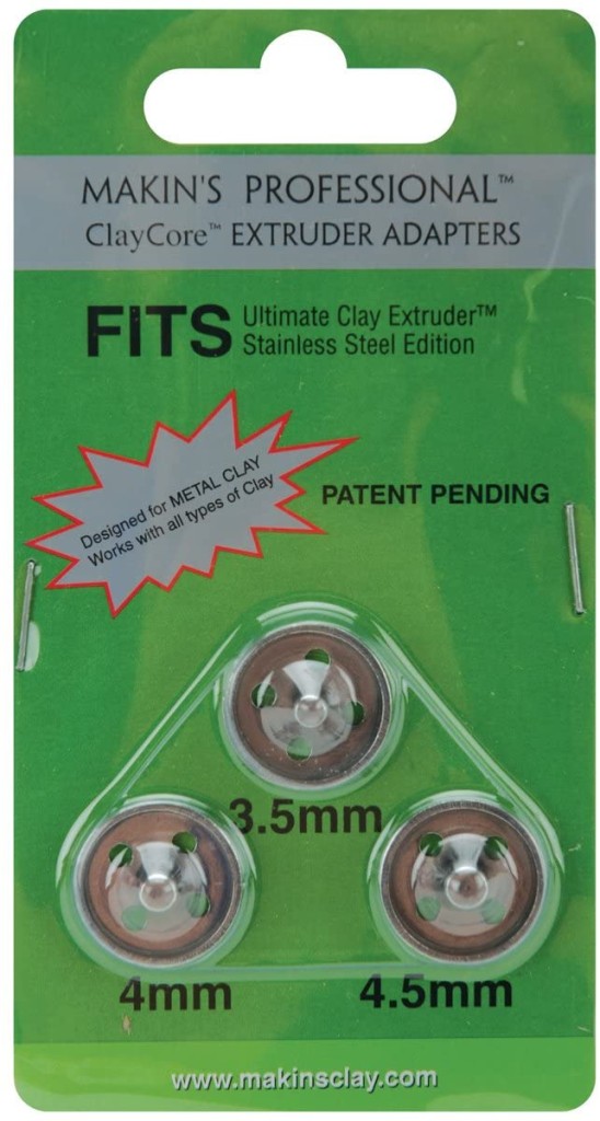 Clay Gun set Inox Makin's Clay Extruder adapter Big size Perles & Co