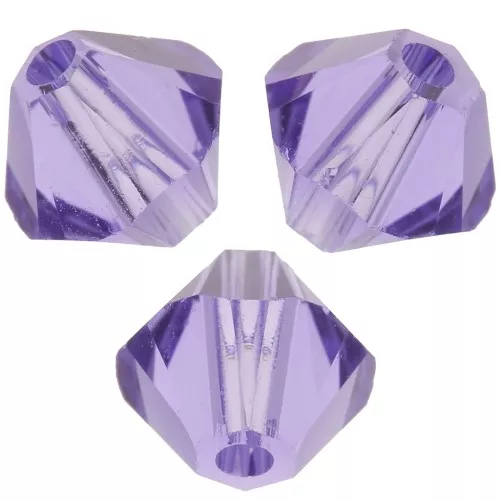 PureCrystal 5328 Crystal Bicones 5mm Tanzanite x20