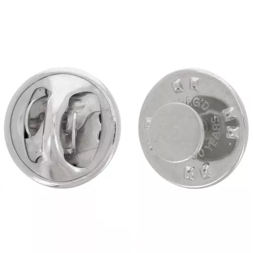 Pin base 6 mm - Rhodium x1