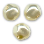 Pearly nuggets 12mm Cream x10