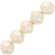 Irregular baroque pearls 8 mm - Cream x20