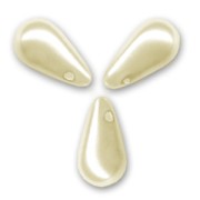 Pearly drops 9x16mm Cream x10|raw }}