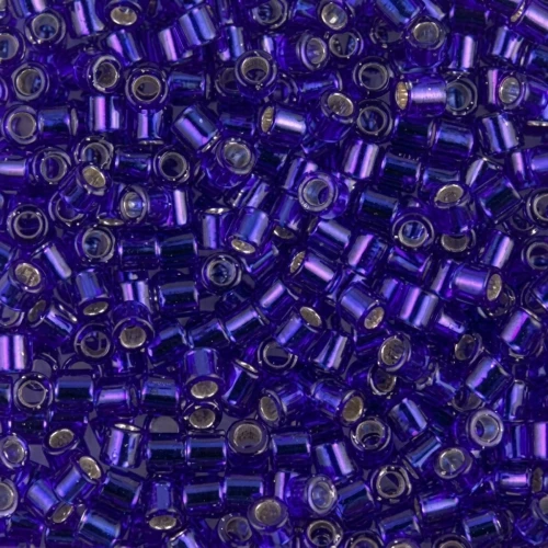 Miyuki Delica 8/0 DBL0047 - Silver Lined Cobalt x8g