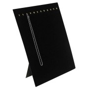 38x30.5cm rectangular display - Velvet effect - Black x1|raw }}
