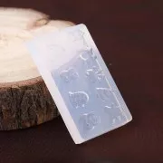 53x32x6mm Silicone mold to make Mini resin Christmas decoration x1