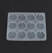 115x88 mm Silicone Mold for resin pendants - Zodiac Signs x1