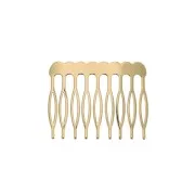 Small Hair comb clip to decorate and customize 23x29 mm - fine Gold plated x1